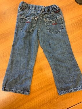 Riders by Lee Blue Denim Jeans with Red Stitch Accents